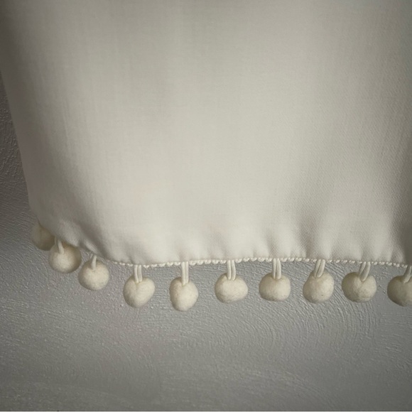 NWT French Connection Pom Pom Mini Dress size 6 no flaws white - Picture 14 of 16